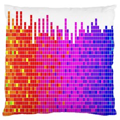 Square Spectrum Abstract Standard Flano Cushion Case (two Sides) by Simbadda