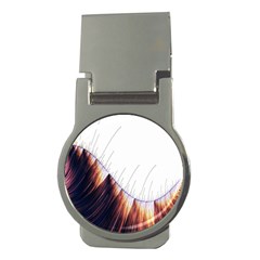 Abstract Lines Money Clips (round)  by Simbadda