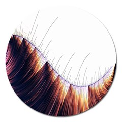 Abstract Lines Magnet 5  (round) by Simbadda