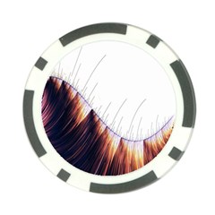 Abstract Lines Poker Chip Card Guard by Simbadda