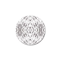 Pattern Monochrome Terrazzo Golf Ball Marker by Simbadda