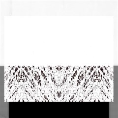 Pattern Monochrome Terrazzo Rectangular Jigsaw Puzzl by Simbadda