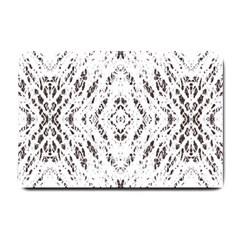 Pattern Monochrome Terrazzo Small Doormat  by Simbadda