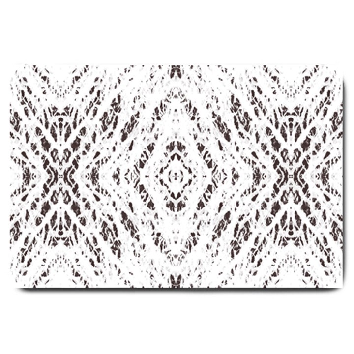 Pattern Monochrome Terrazzo Large Doormat 