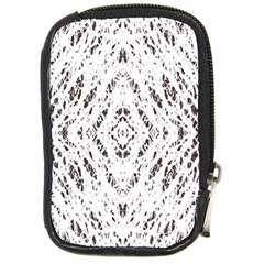 Pattern Monochrome Terrazzo Compact Camera Cases by Simbadda