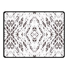 Pattern Monochrome Terrazzo Fleece Blanket (small) by Simbadda