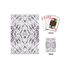 Pattern Monochrome Terrazzo Playing Cards (mini) 