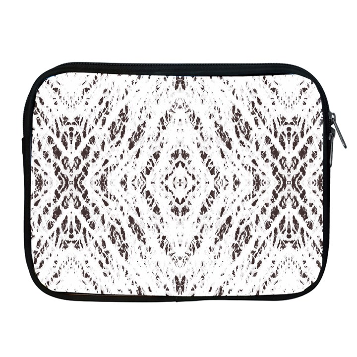 Pattern Monochrome Terrazzo Apple iPad 2/3/4 Zipper Cases