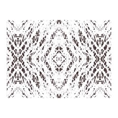 Pattern Monochrome Terrazzo Double Sided Flano Blanket (mini)  by Simbadda