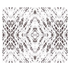 Pattern Monochrome Terrazzo Double Sided Flano Blanket (small)  by Simbadda