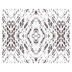 Pattern Monochrome Terrazzo Double Sided Flano Blanket (medium)  by Simbadda