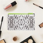 Pattern Monochrome Terrazzo Cosmetic Bag (XS) Back