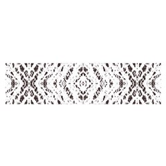 Pattern Monochrome Terrazzo Satin Scarf (oblong) by Simbadda