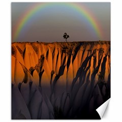 Rainbows Landscape Nature Canvas 20  X 24   by Simbadda