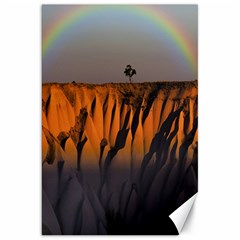 Rainbows Landscape Nature Canvas 20  X 30   by Simbadda