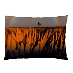 Rainbows Landscape Nature Pillow Case by Simbadda