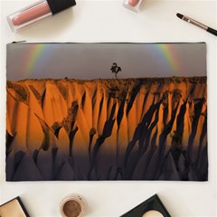 Rainbows Landscape Nature Cosmetic Bag (xxl)  by Simbadda