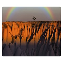 Rainbows Landscape Nature Double Sided Flano Blanket (small)  by Simbadda