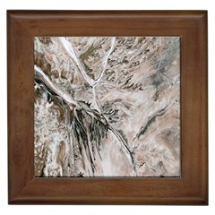 Earth Landscape Aerial View Nature Framed Tiles by Simbadda