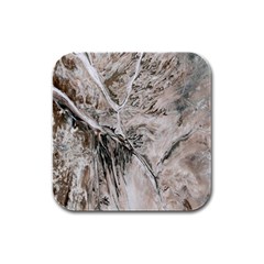 Earth Landscape Aerial View Nature Rubber Square Coaster (4 Pack)  by Simbadda