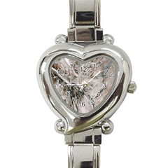 Earth Landscape Aerial View Nature Heart Italian Charm Watch by Simbadda