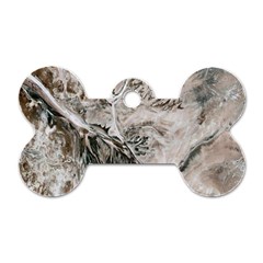 Earth Landscape Aerial View Nature Dog Tag Bone (two Sides) by Simbadda