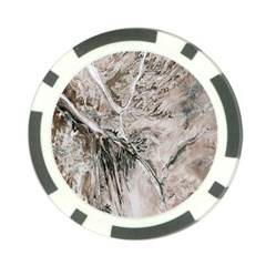 Earth Landscape Aerial View Nature Poker Chip Card Guard by Simbadda