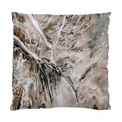 Earth Landscape Aerial View Nature Standard Cushion Case (two Sides) by Simbadda