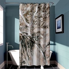 Earth Landscape Aerial View Nature Shower Curtain 36  X 72  (stall)  by Simbadda