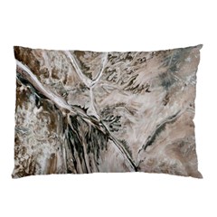 Earth Landscape Aerial View Nature Pillow Case (two Sides) by Simbadda