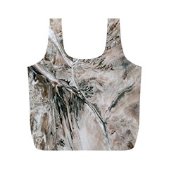 Earth Landscape Aerial View Nature Full Print Recycle Bags (m)  by Simbadda