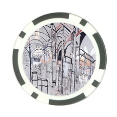 Cityscapes England London Europe United Kingdom Artwork Drawings Traditional Art Poker Chip Card Guard