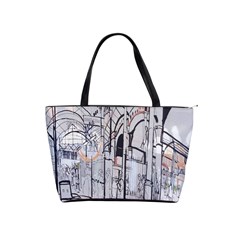 Cityscapes England London Europe United Kingdom Artwork Drawings Traditional Art Shoulder Handbags