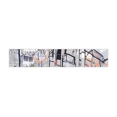 Cityscapes England London Europe United Kingdom Artwork Drawings Traditional Art Flano Scarf (Mini)