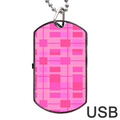 Pattern Dog Tag Usb Flash (two Sides)