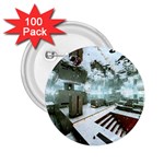 Digital Art Paint In Water 2.25  Buttons (100 pack)  Front