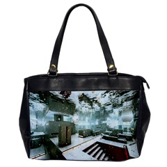 Digital Art Paint In Water Office Handbags by Simbadda