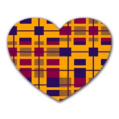 Pattern Heart Mousepads