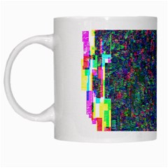 Glitch Art White Mugs by Simbadda