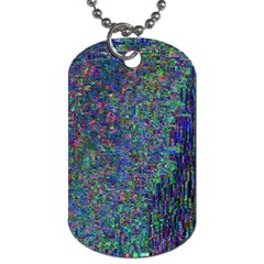 Glitch Art Dog Tag (One Side)