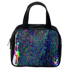 Glitch Art Classic Handbags (One Side)