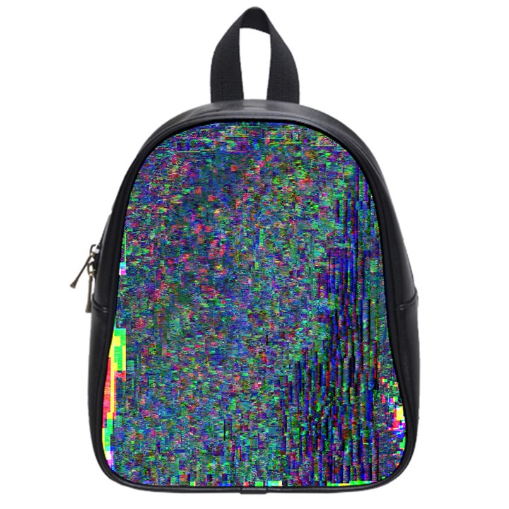 Glitch Art School Bags (Small) 