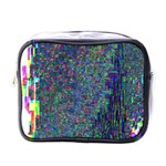 Glitch Art Mini Toiletries Bags Front