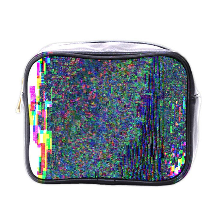 Glitch Art Mini Toiletries Bags