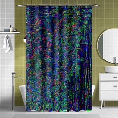 Glitch Art Shower Curtain 48  x 72  (Small) 