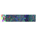 Glitch Art Flano Scarf (Small) Back