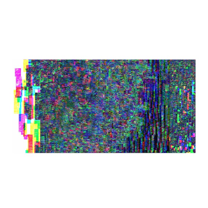 Glitch Art Satin Wrap