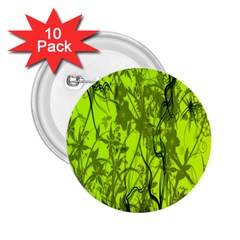 Concept Art Spider Digital Art Green 2 25  Buttons (10 Pack)  by Simbadda