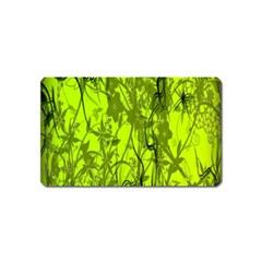 Concept Art Spider Digital Art Green Magnet (name Card) by Simbadda