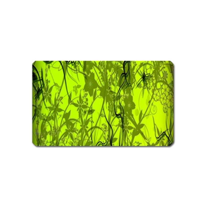 Concept Art Spider Digital Art Green Magnet (Name Card)